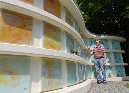 GLAS POIGER | Urnenwandgestaltung . KONZEPT